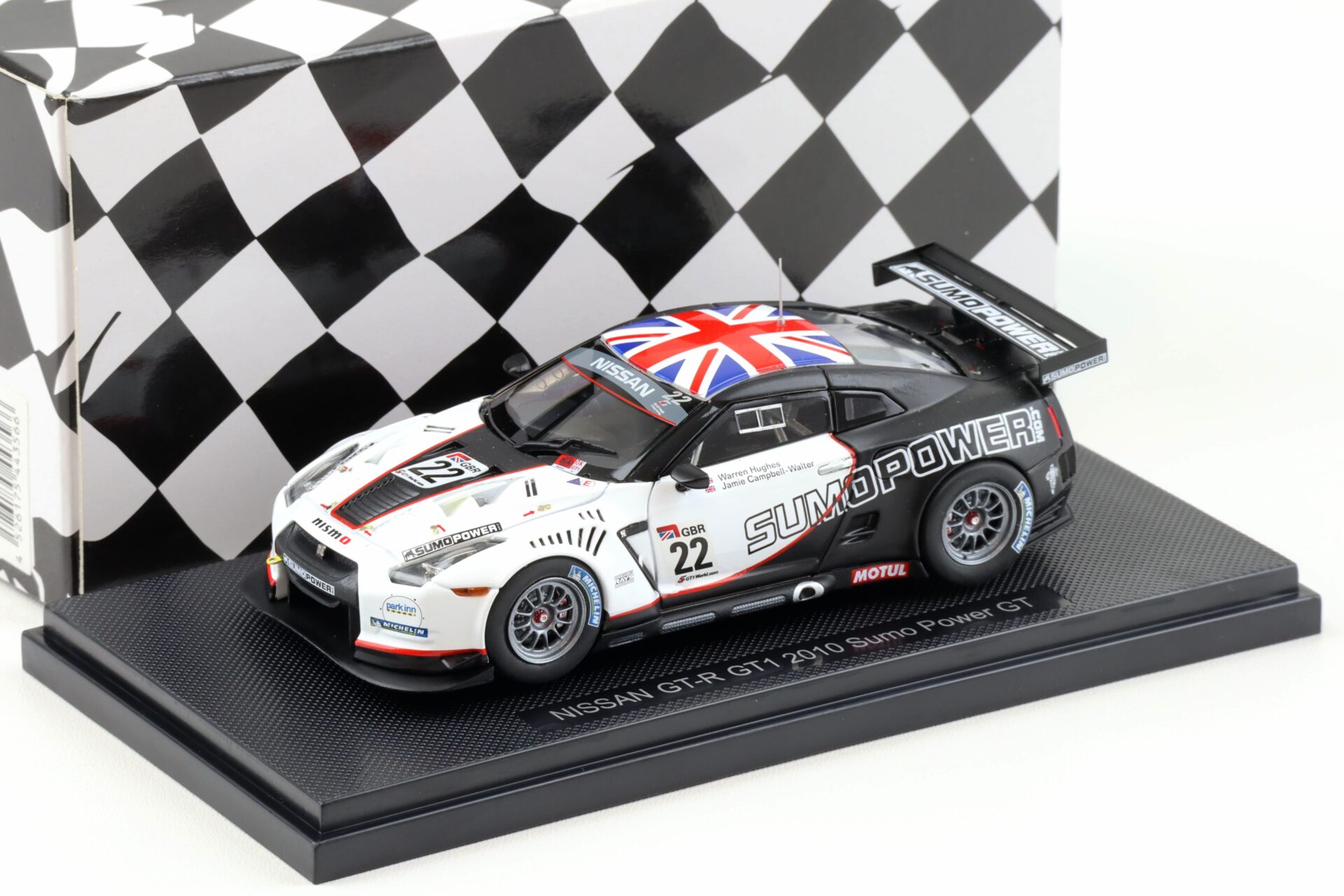 ID 94224 orig.jpg 1:43 Ebbro Nissan GT-R GT1 2010 Sumo Power GT #22 Hughes/ Campbell-Walter