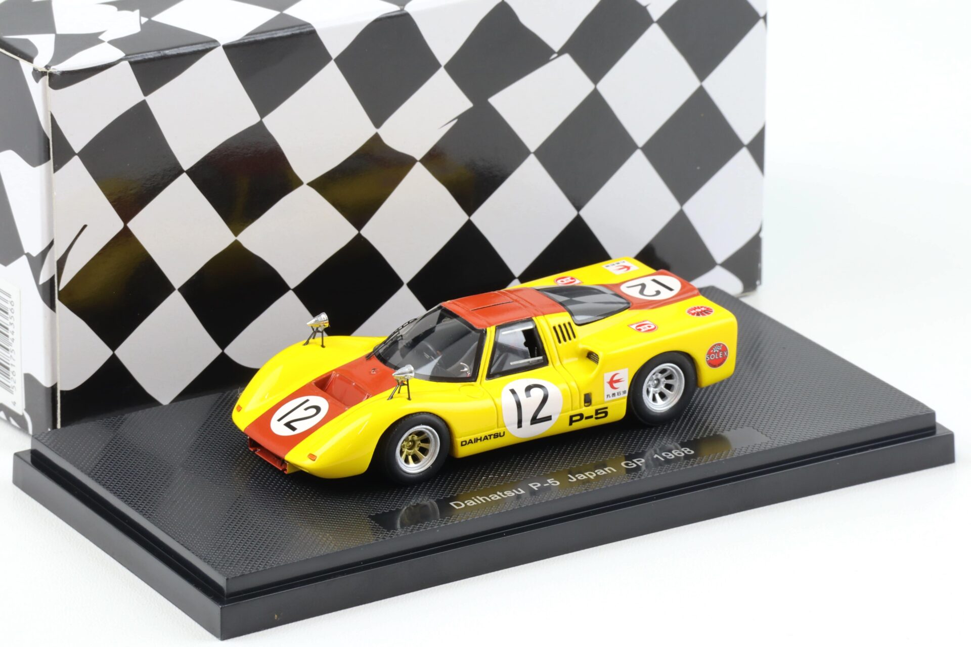 ID 94239 orig 1.jpg 1:43 Ebbro Daihatsu P-5 Japan GP 1968 #12 yellow/ red