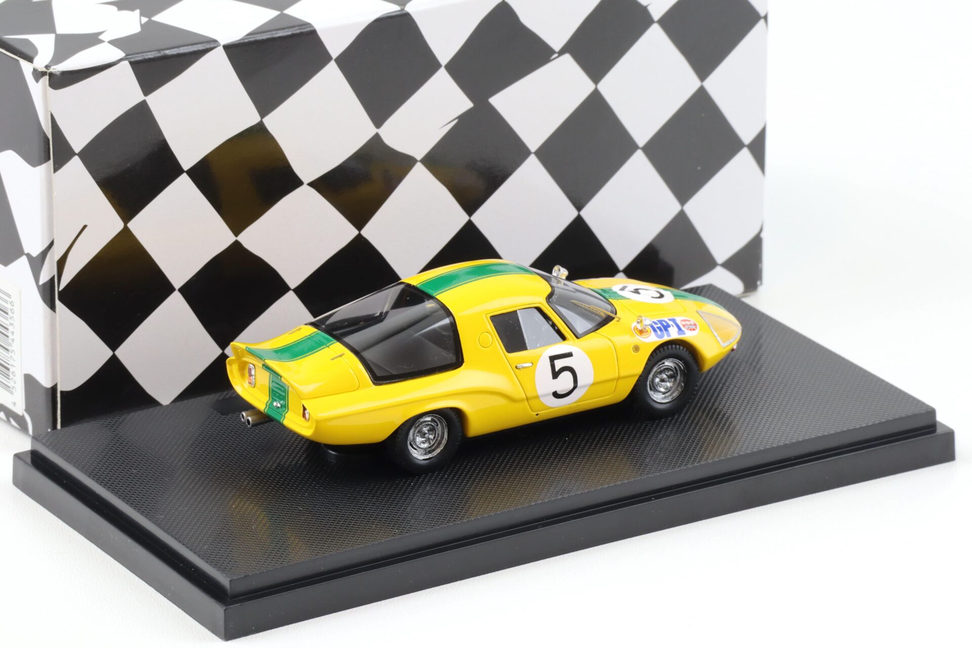 1:43 Ebbro Daihatsu P3 Japan GP 1966 #5 Takao Yoshida yellow/ green