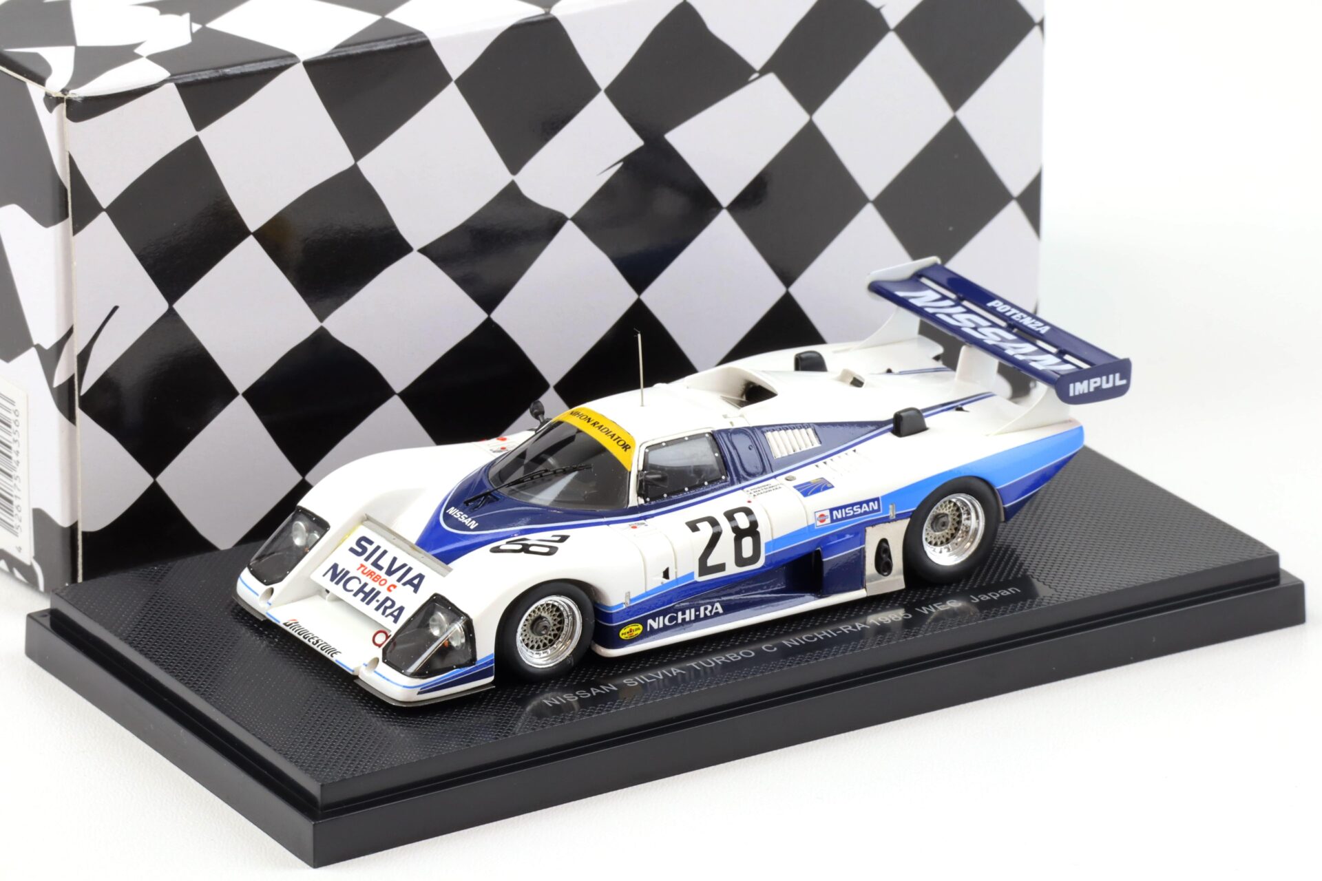 ID 94254 orig.jpg 1:43 Ebbro Nissan Silvia Turbo C NICHI-RA 1985 WEC Japan #28 Hoshino
