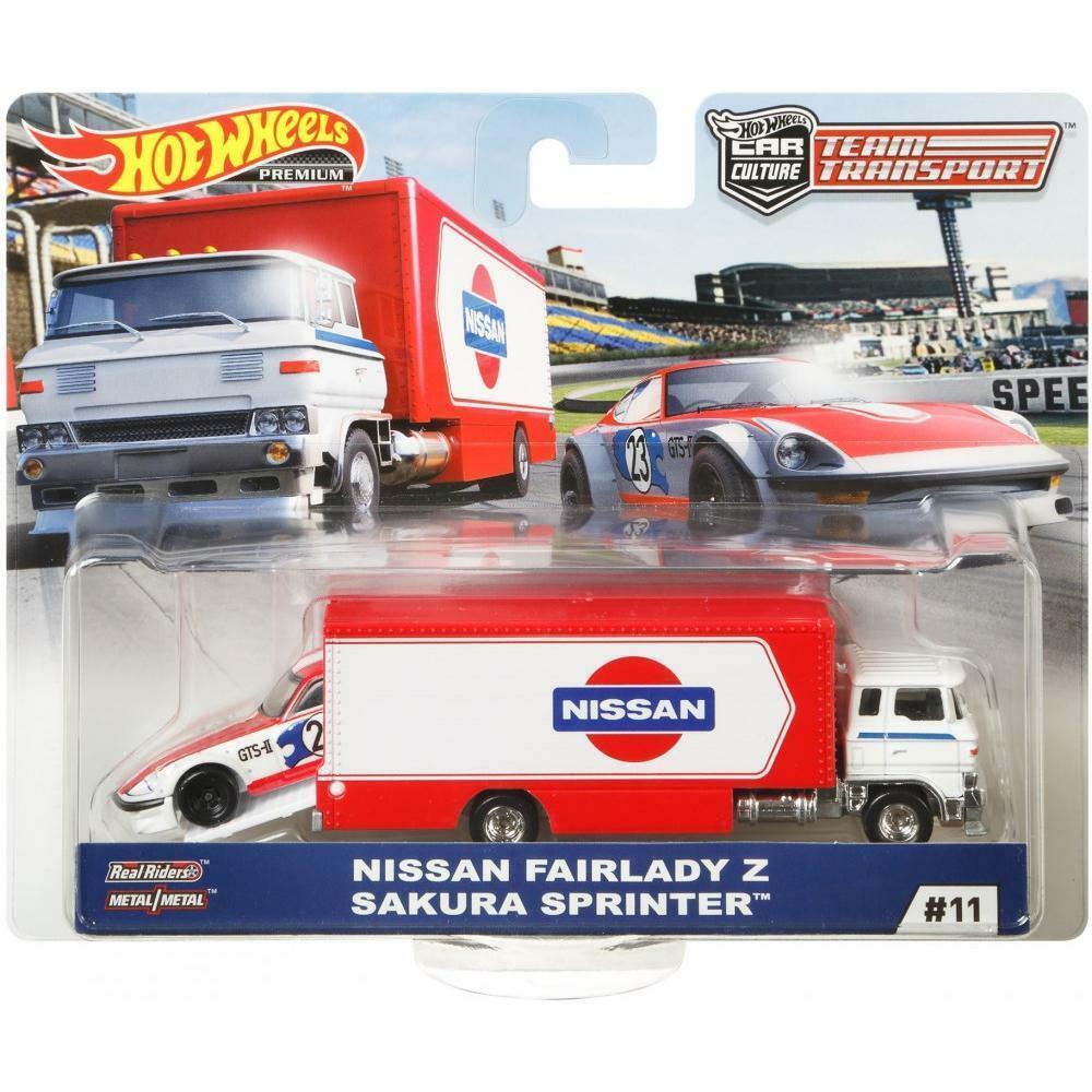 ID 94261 orig.jpg 1:64 Hot Wheels Team Transport Car Culture Nissan Fairlady Z + Sakura Sprinter