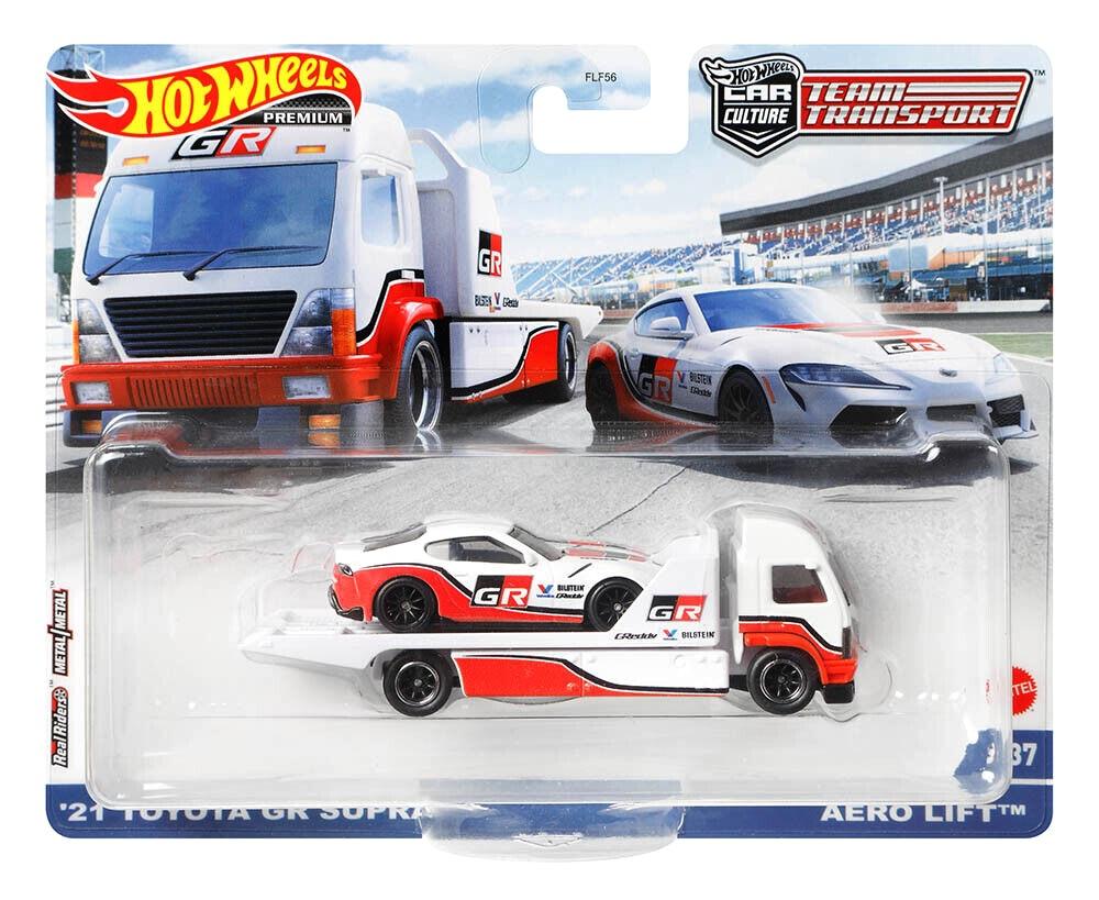ID 94337 orig.jpg 1:64 Hot Wheels Premium Team Transport 2021 Toyota GR Supra + Aero Lift GRK65