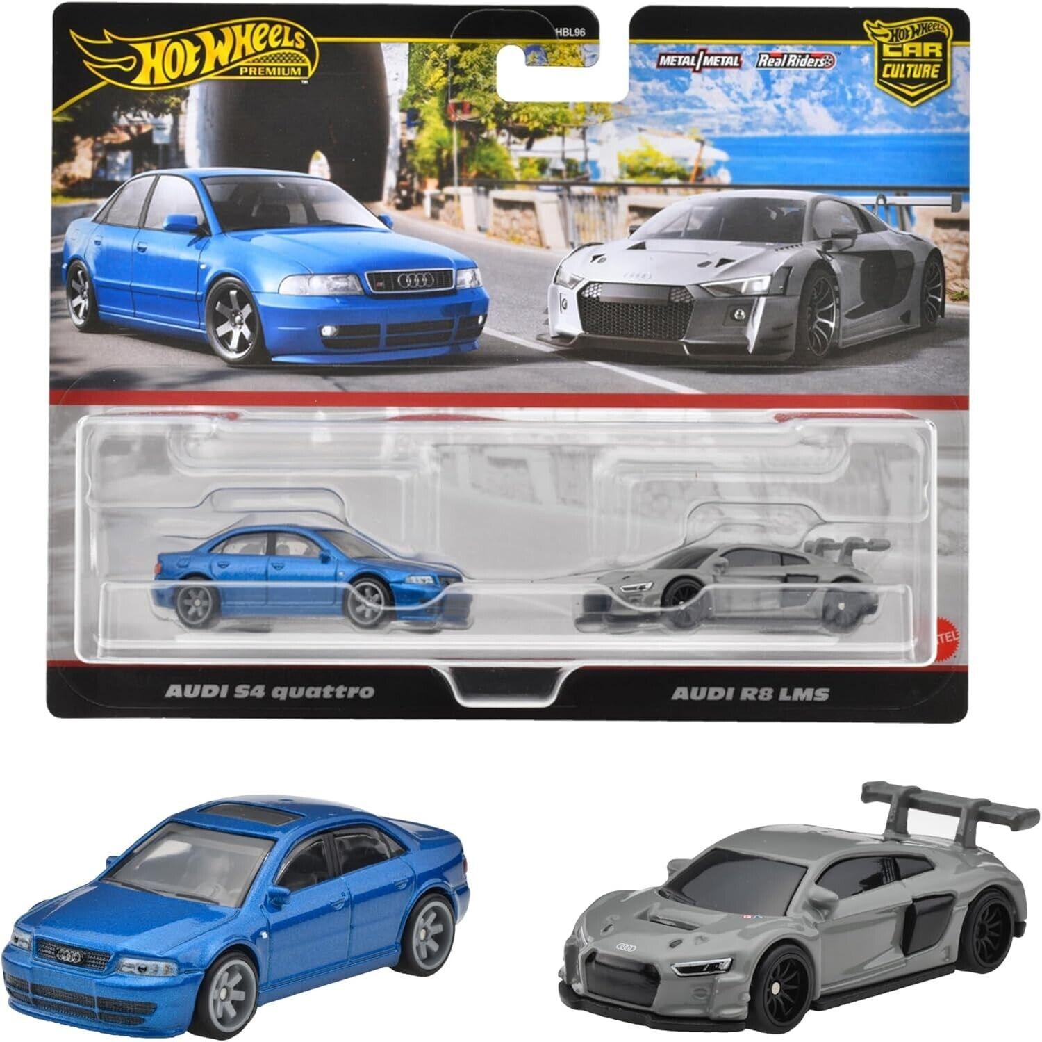 ID 94424 orig.jpg 1:64 Hot Wheels 2024 Premium 2-Pack Audi S4 Quattro & Audi R8 LMS 979P