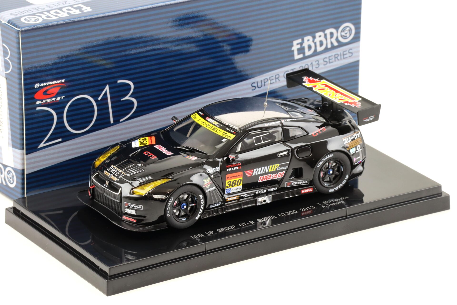 ID 94682 orig.jpg 1:43 Ebbro Nissan GT-R Super GT300 RUN UP GROUP GT-R 2013 #360 Shirasaka/ Tanaka