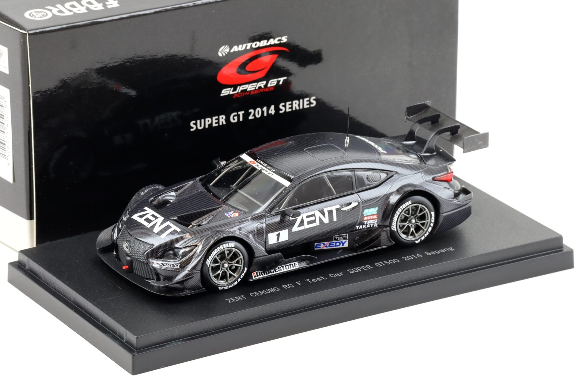 ID 94714 orig.jpg 1:43 Ebbro Lexus RC F Super GT500 ZENT CERUMO RC F Test Car 2014 Sepang #1