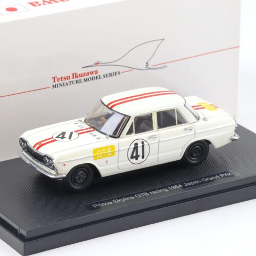1:43 Ebbro Nissan Prince Skyline GTB 1964 Japan GP #41 white