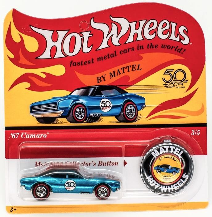ID 95042 orig.jpg 1:64 Hot Wheels 2018 Redline 50th Anniversary 1967 Chevrolet Camaro blue