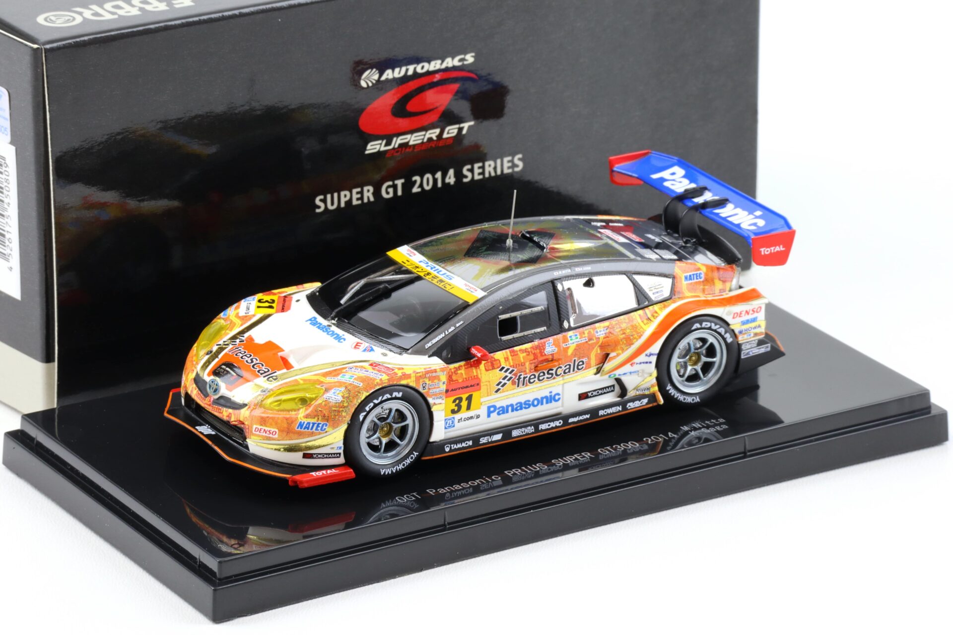 ID 95066 orig.jpg 1:43 Ebbro Toyota Prius Super GT300 OGT Panasonic Prius 2014 #31 Nitta/ Saga