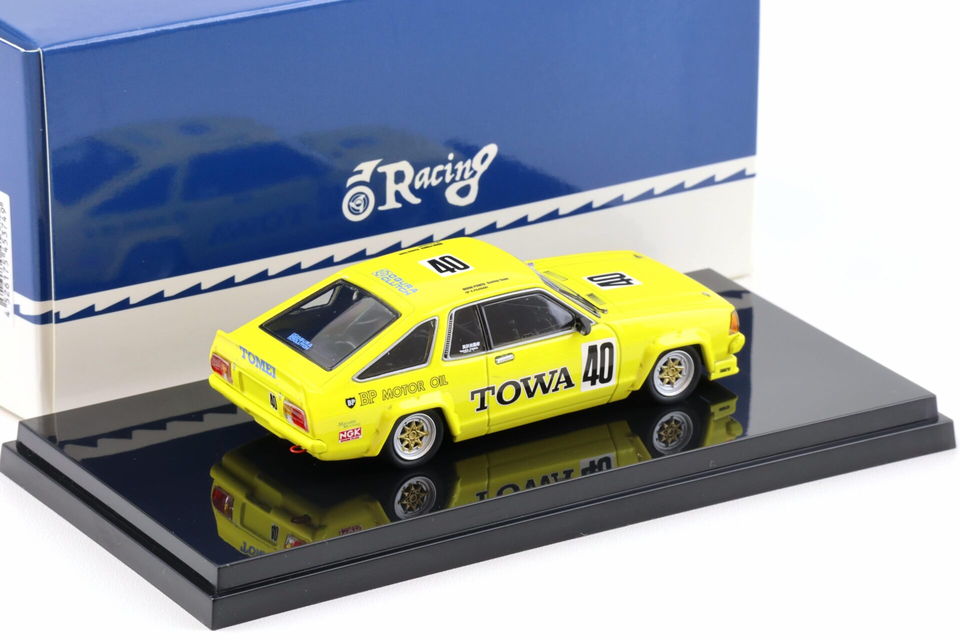 1:43 Ebbro Nissan Sunny TOWA BP MOON Sunny Fuji Minor Touring 1989
