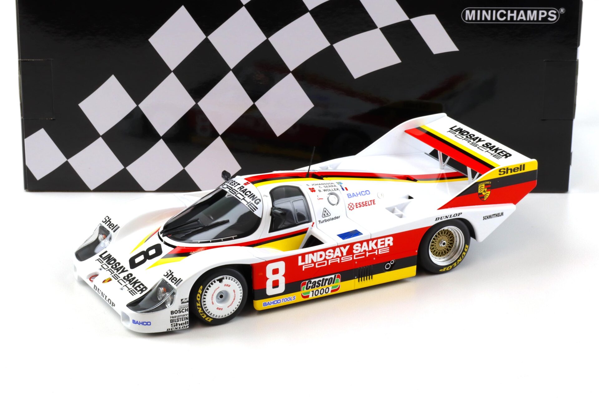 1:18 Minichamps Porsche 956K Joest Racing 1000km Kyalami 1983 Wollek #8