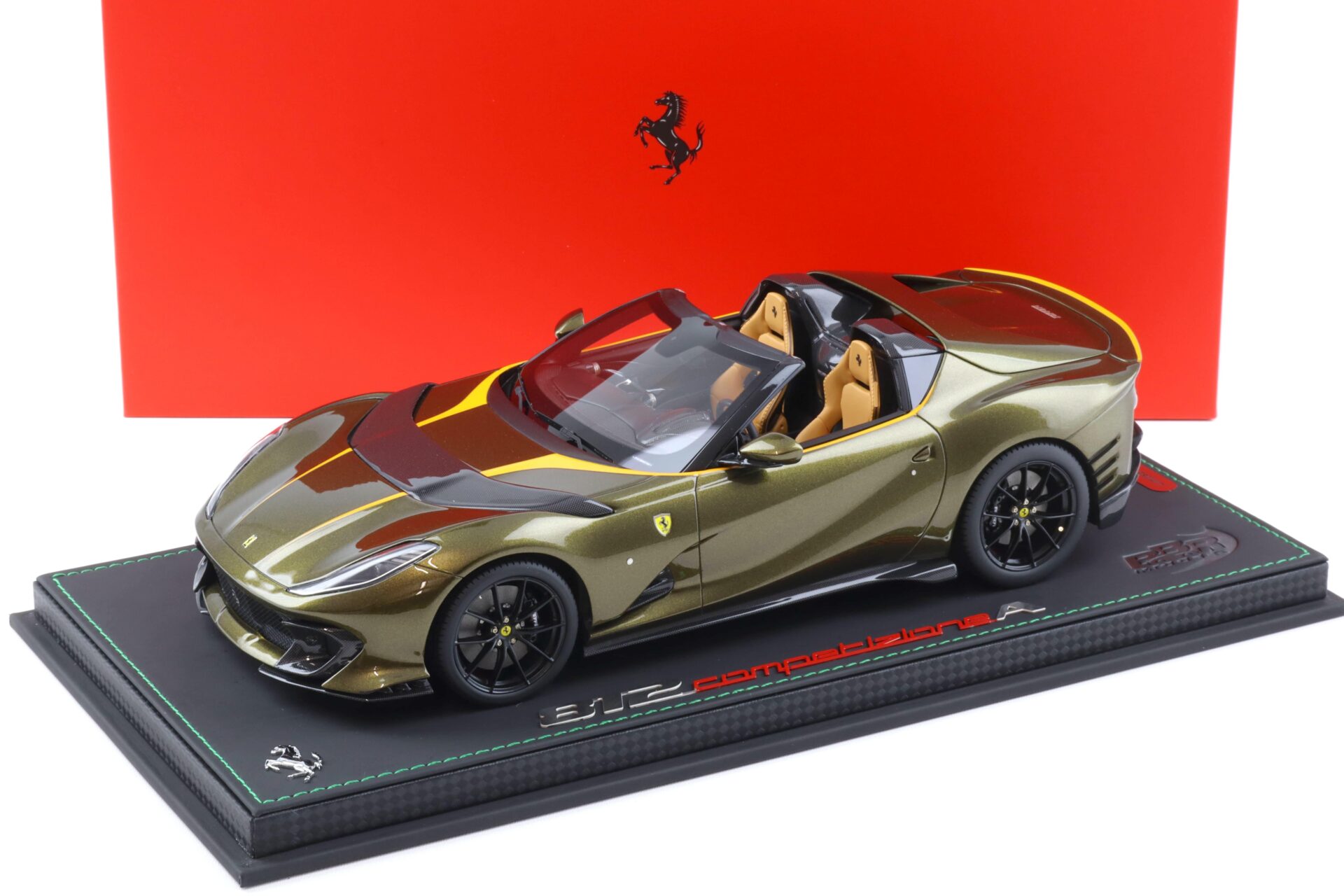ID 95476 orig.jpg 1:18 BBR Ferrari 812 Competizione A Aperta Verde Volterra green - Limited 100 pcs.