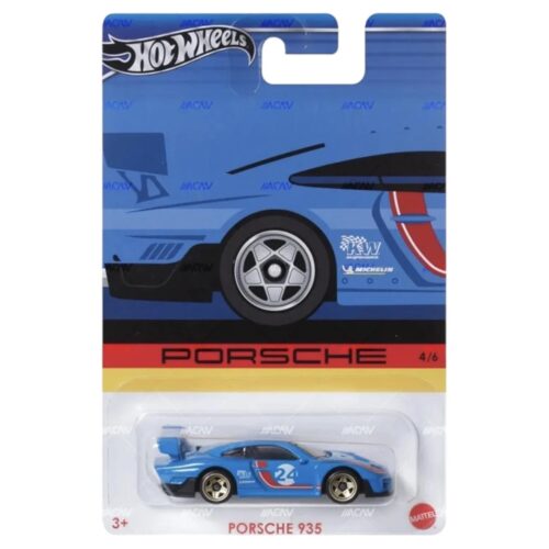 1:64 Hot Wheels 2024 Porsche Celebration GRT01-979G Porsche 935 blue #24 - Image 1