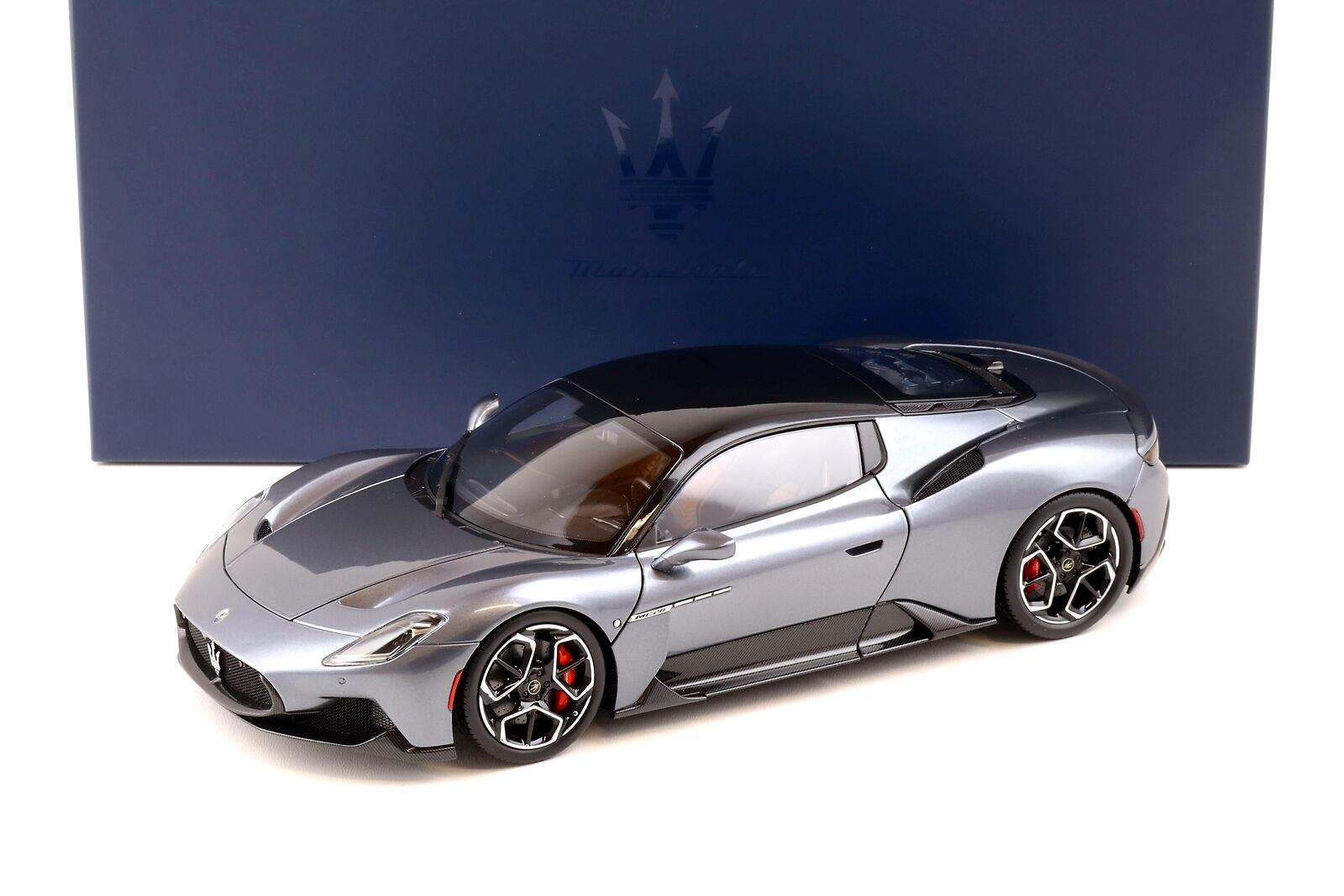 ID 95780 orig.jpg 1:18 BBR Maserati MC20 Coupe 2020 Grigio Misterio/ Gloss black roof Die-Cast HE180051F