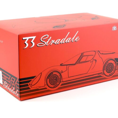 1:12 Laudoracing-Model Alfa Romeo 33 Coupe Stradale Prototype 1967 Museums Version red