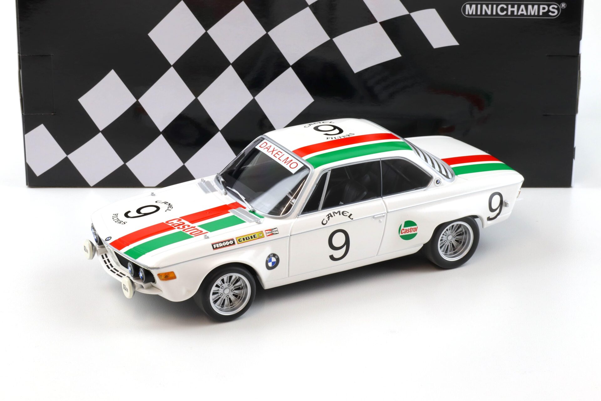 ID 96140 orig.jpg 1:18 Minichamps BMW 2800 CS Castrol BMW 24h SPA 1971 Moorkens/Haxhe #9