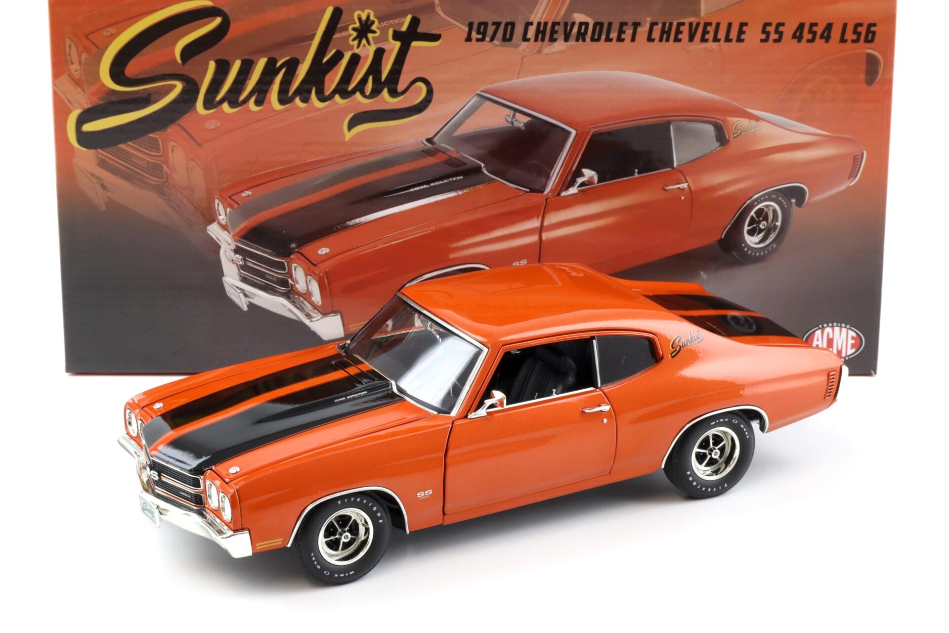 ID 96207 orig.jpg 1:18 ACME 1970 Chevrolet Chevelle SS 454 LS6 Coupe Sunkist orange
