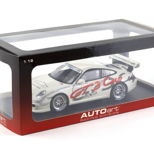 1:18 AUTOart Porsche 911 997 GT3 CUP 2006 Promo Cup Livery white 80681