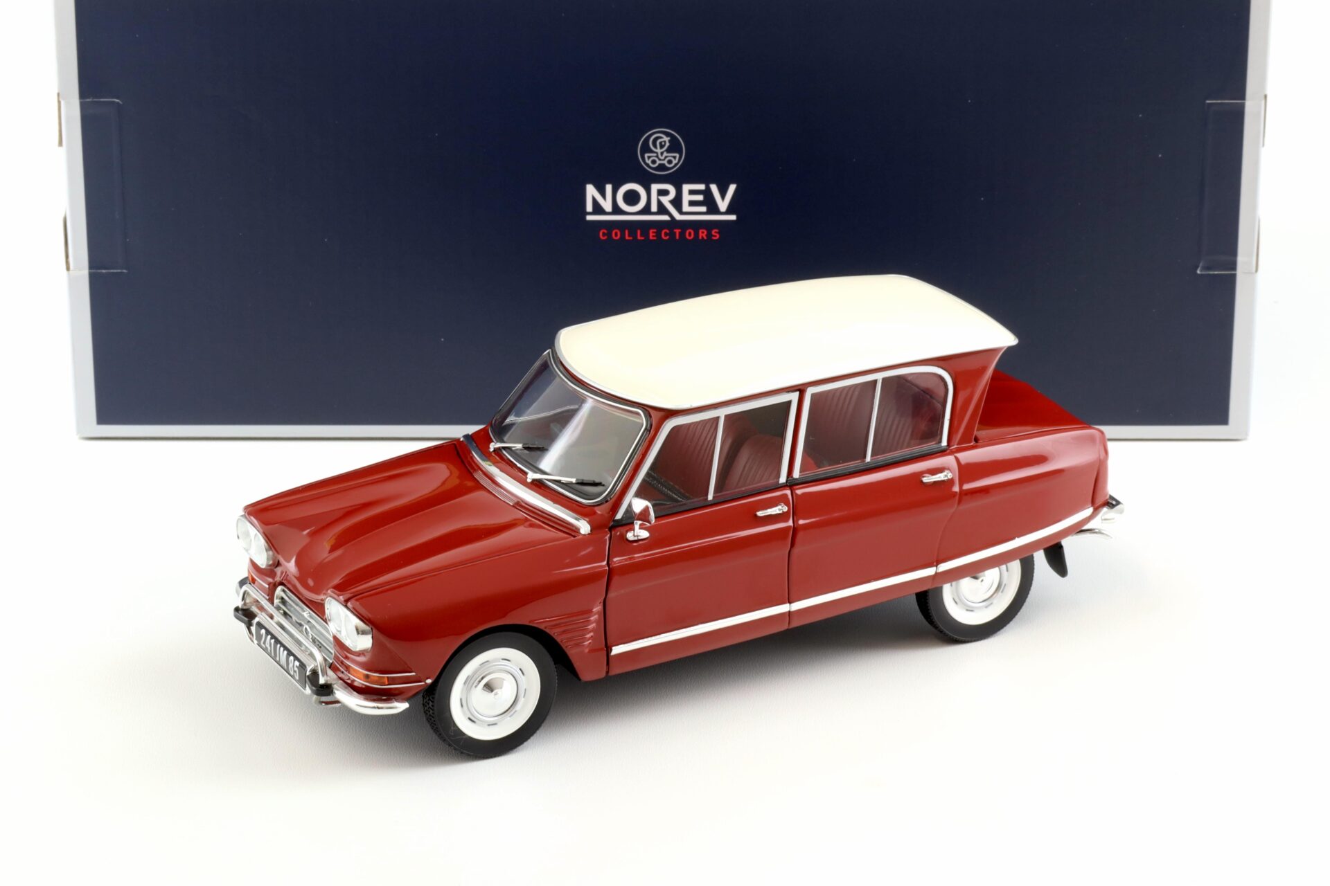 ID 97018 orig.jpg 1:18 Norev Citroen Ami 6 Club 1968 Corsaire red 181602