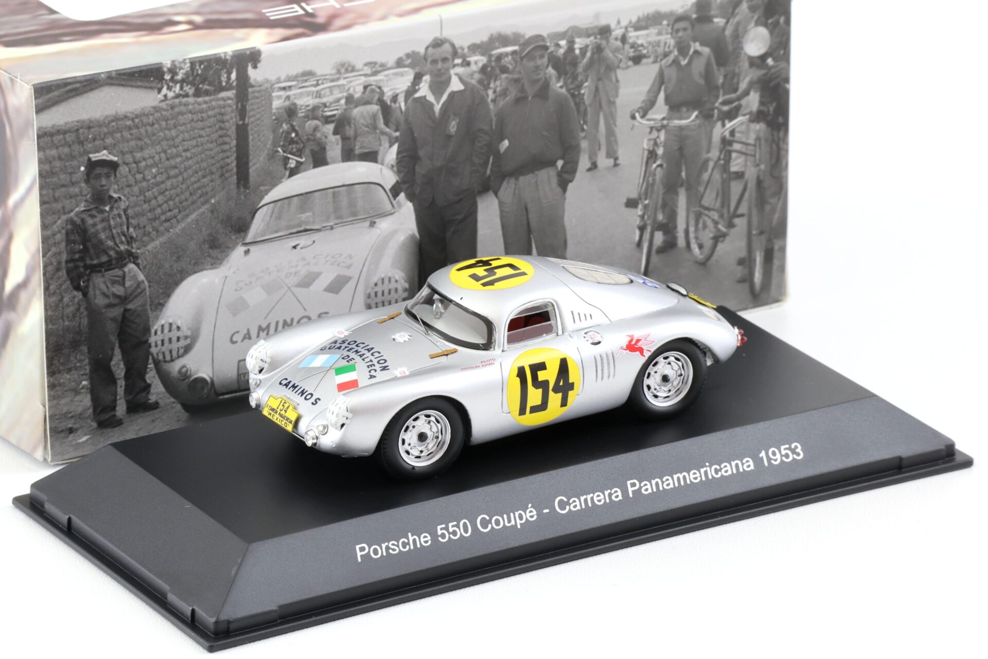 ID 97072 orig.jpg 1:43 Spark Porsche 550 Coupe Carrera Panamericana 1953 #154 MAP Porsche Museum