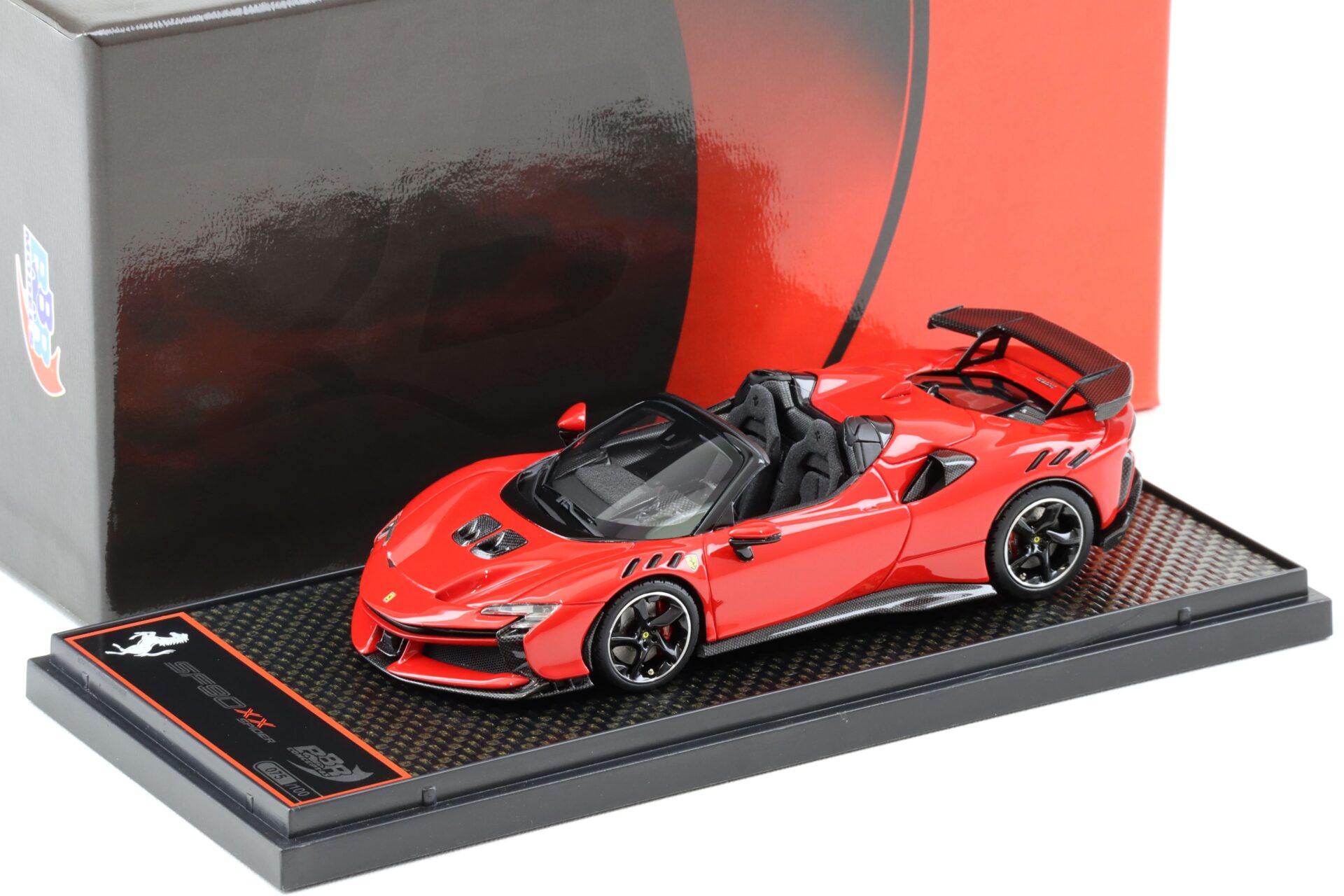 ID 97366 orig.jpg 1:43 BBR Ferrari SF90 XX Spider Rosso Corsa red 322 - Limited 100 pcs.