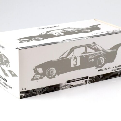 1:18 Minichamps BMW 3.5 CSL Gr.5 #3 De Fierlant/ Grohs 6h Silverstone 1976