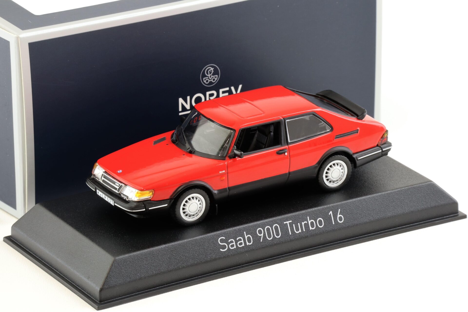 ID 97671 orig.jpg 1:43 Norev Saab 900 Turbo 16 red/ black 1992