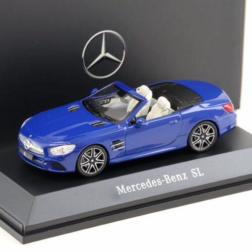 1:43 Spark Minimax Mercedes SL R231 Mopf Brillant blue DEALER VERSION