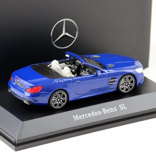 1:43 Spark Minimax Mercedes SL R231 Mopf Brillant blue DEALER VERSION