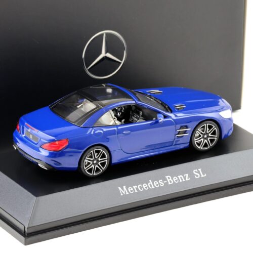 1:43 Spark Minimax Mercedes SL R231 Mopf Brillant blue DEALER VERSION