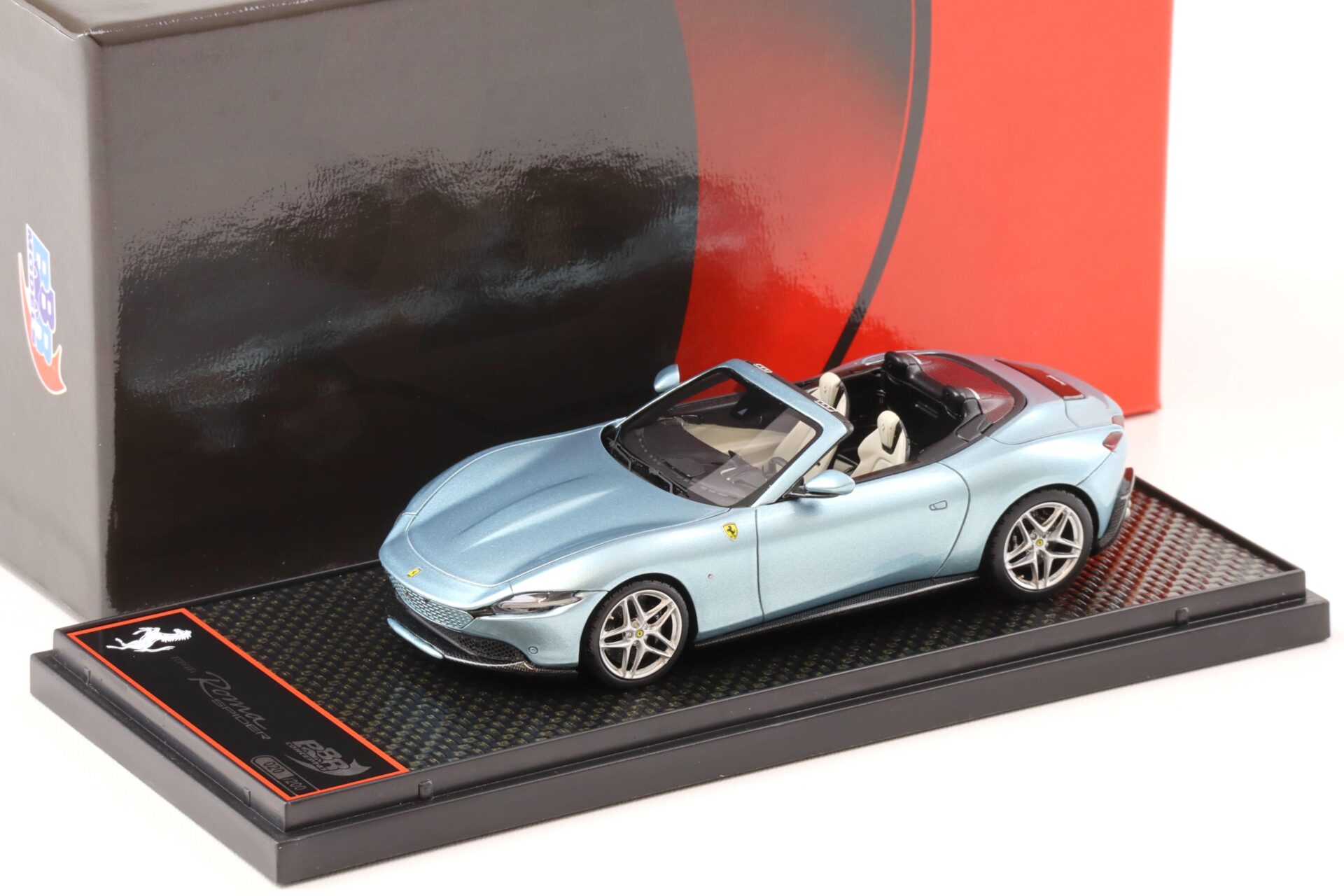 ID 97949 orig.jpg 1:43 BBR Ferrari Roma Spider Celeste Tevere metallic - Limited 200 pcs.