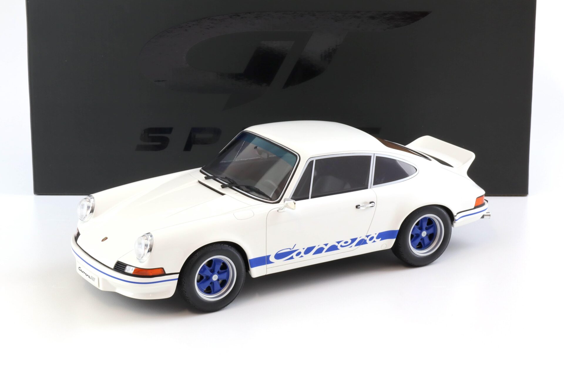 ID 98067 orig.jpg 1:12 GT Spirit GT921 Porsche 911 Carrera RS 2.7 Coupe Grand Prix white / blue 1973