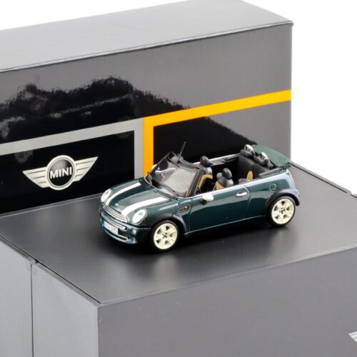 1:43 Minichamps Mini Cooper R52 Convertible British Racing green DEALER VERSION