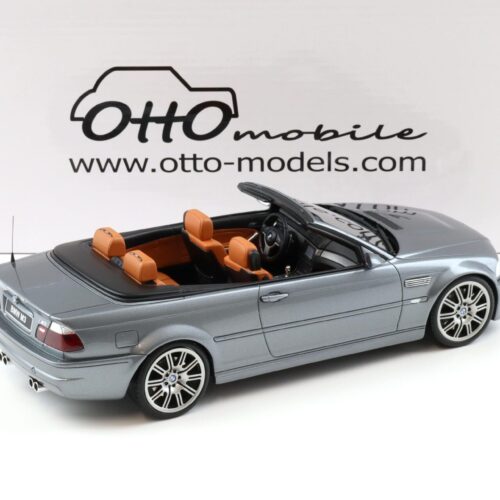 1:18 OTTO mobile OT1006 BMW M3 (E46) Convertible 2004 grey metallic