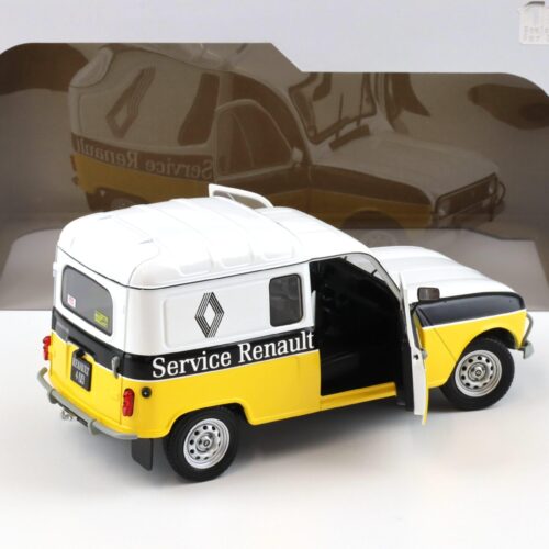 1:18 Solido Renault R4 4LF4 Service Renault white/ yellow