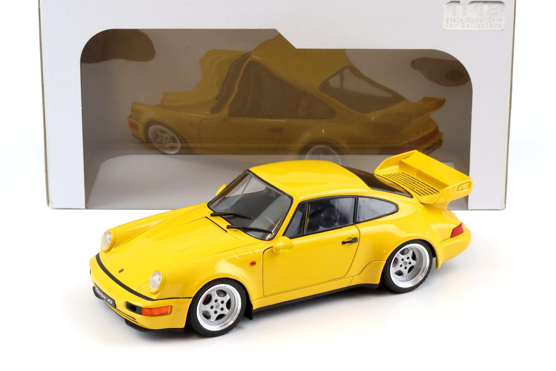 1:18 Solido Porsche 911 964 Carrera RS 3.8 yellow 1990