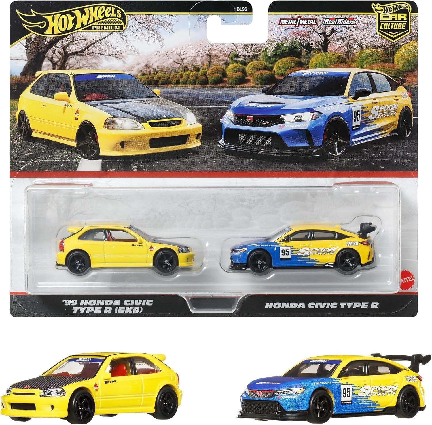 ID 99853 orig.jpg 1:64 Hot Wheels 2025 Premium 2-Pack 979R Honda Civic EK9 + Honda Civic Type R