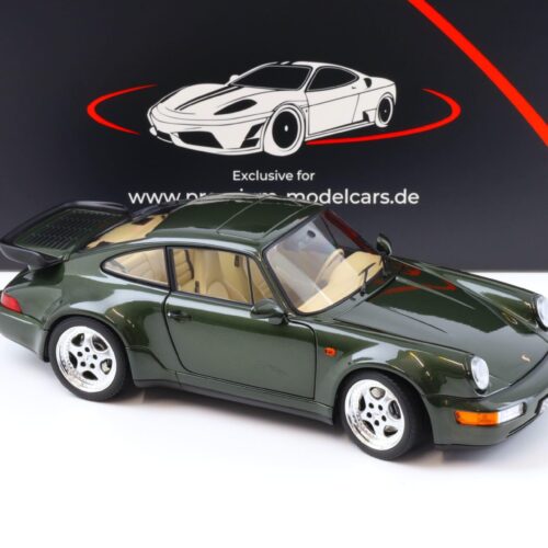 1:18 Norev Porsche 911 964 Turbo 3.6 Coupe 1993 Oak green metallic - Limited 999 pcs. - Image 2