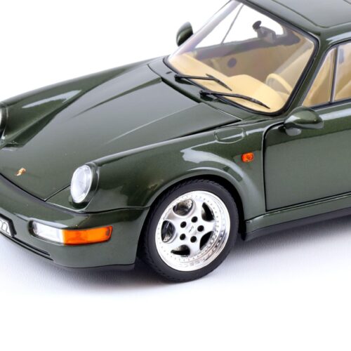 1:18 Norev Porsche 911 964 Turbo 3.6 Coupe 1993 Oak green metallic - Limited 999 pcs. - Image 5