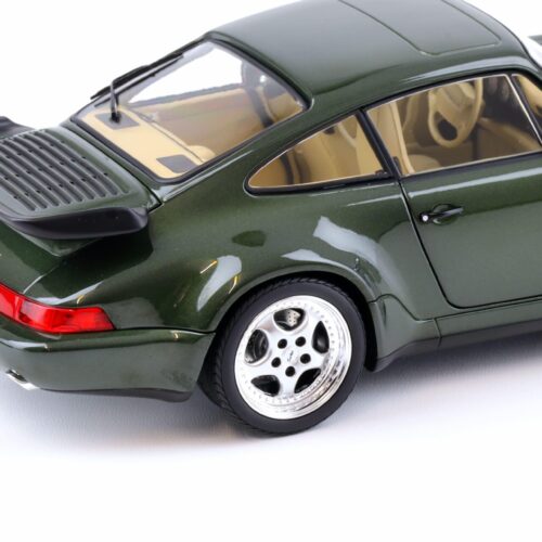 1:18 Norev Porsche 911 964 Turbo 3.6 Coupe 1993 Oak green metallic - Limited 999 pcs. - Image 6