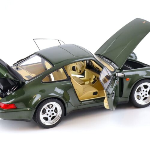 1:18 Norev Porsche 911 964 Turbo 3.6 Coupe 1993 Oak green metallic - Limited 999 pcs. - Image 7