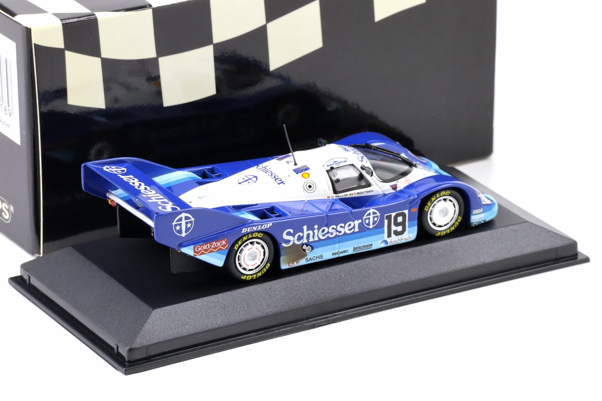 1:43 Minichamps Porsche 956K 1000km Hockenheim 1985 Bellof/ Boutsen #19