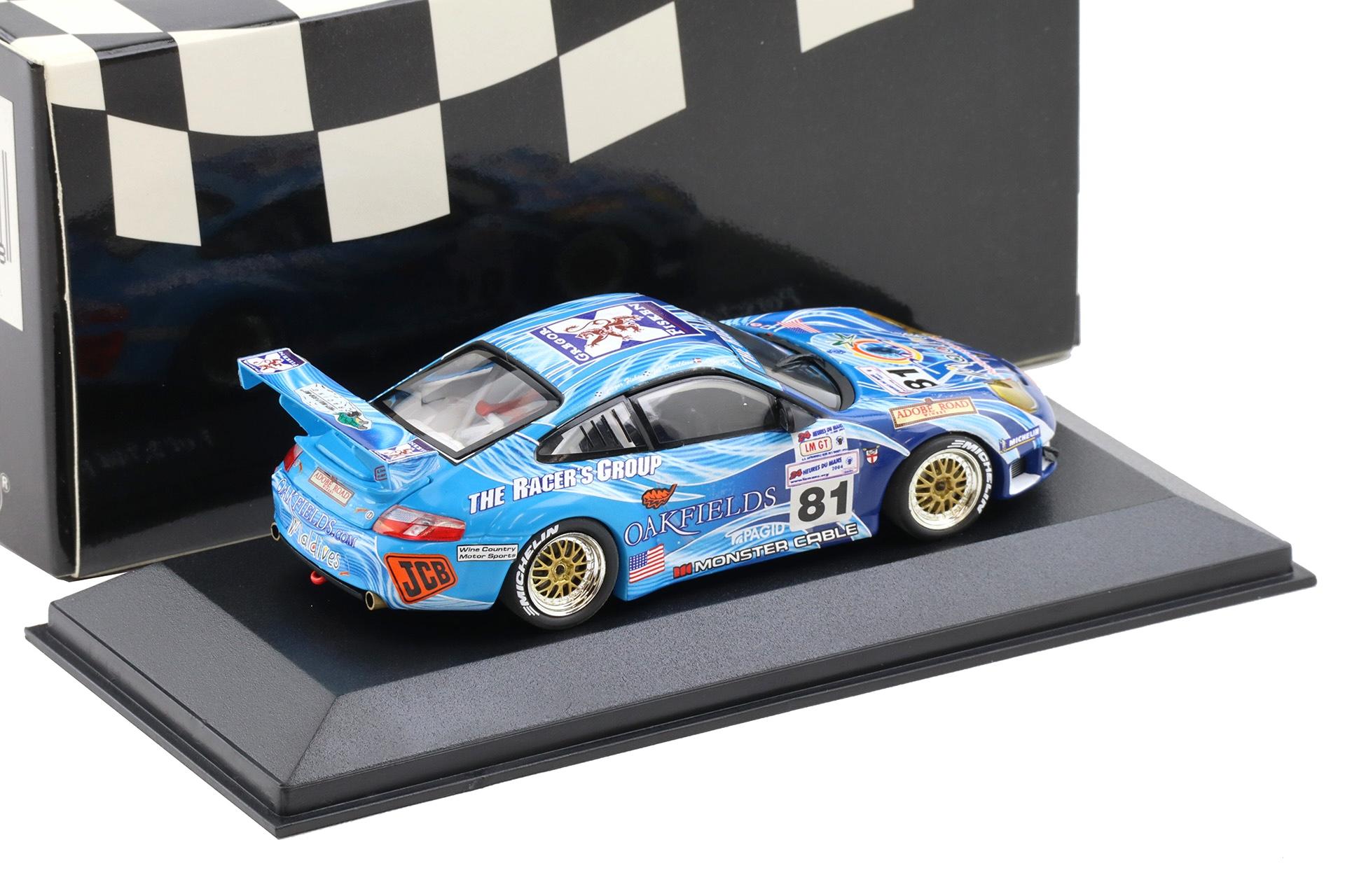 1:43 Minichamps Porsche 911 996 GT3 RSR 24h Le Mans 2004 The Racers Group #81