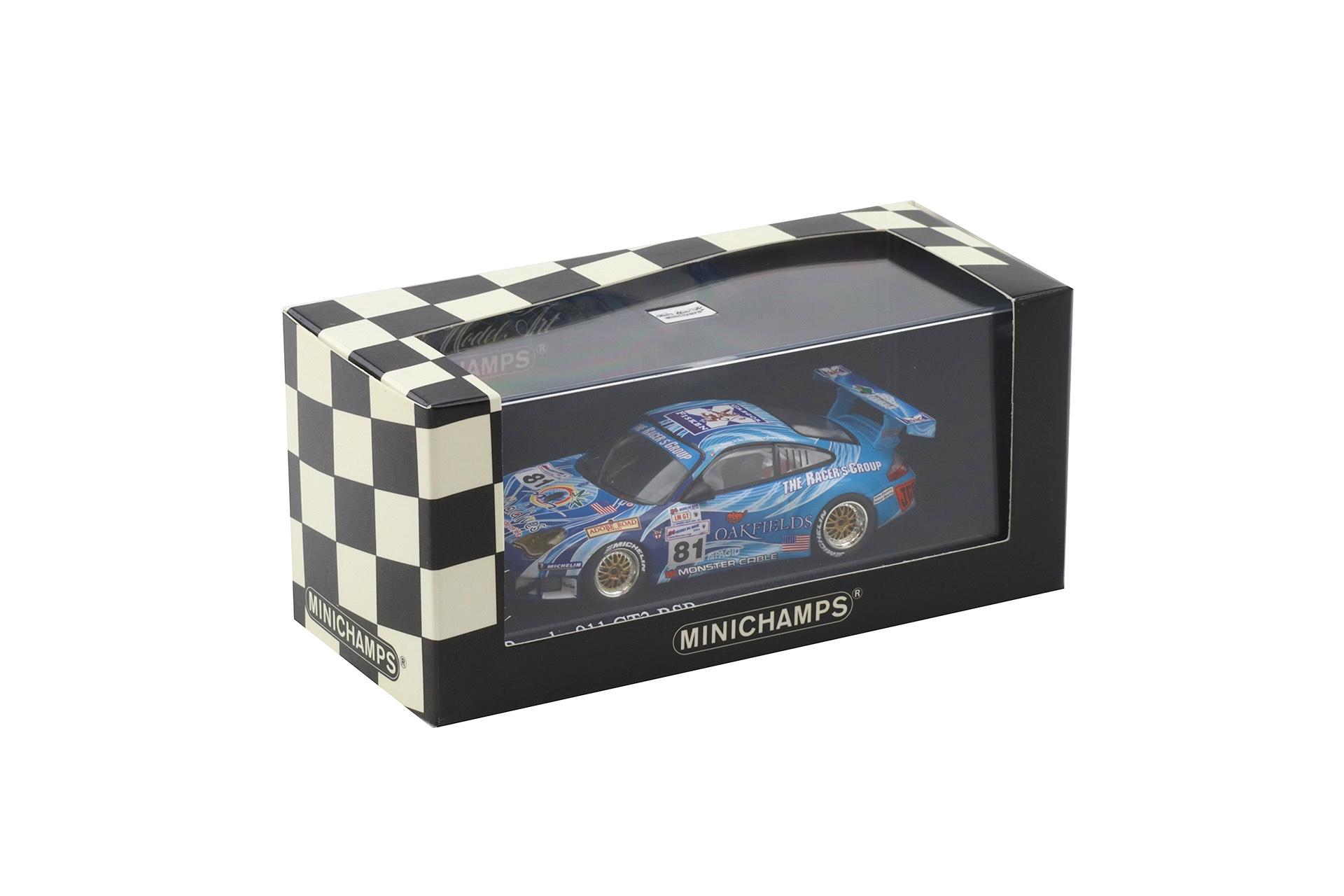 1:43 Minichamps Porsche 911 996 GT3 RSR 24h Le Mans 2004 The Racers Group #81