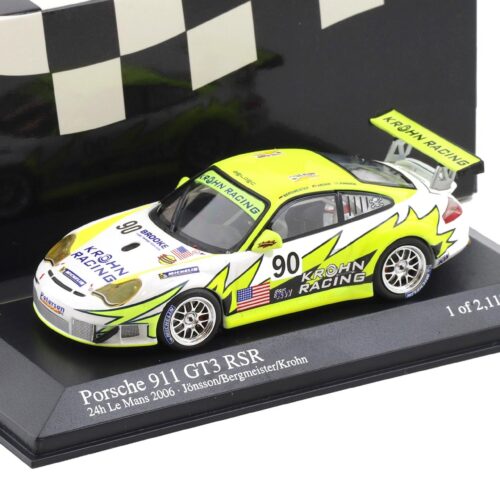 1:43 Minichamps Porsche 911 996 GT3 RSR 24h Le Mans 2006 Bergmeister/ Krohn #90