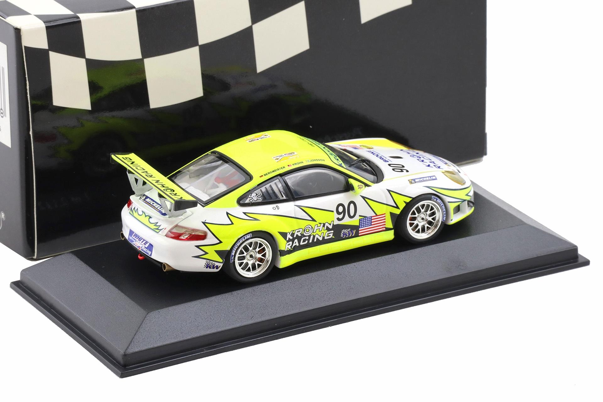 1:43 Minichamps Porsche 911 996 GT3 RSR 24h Le Mans 2006 Bergmeister/ Krohn #90