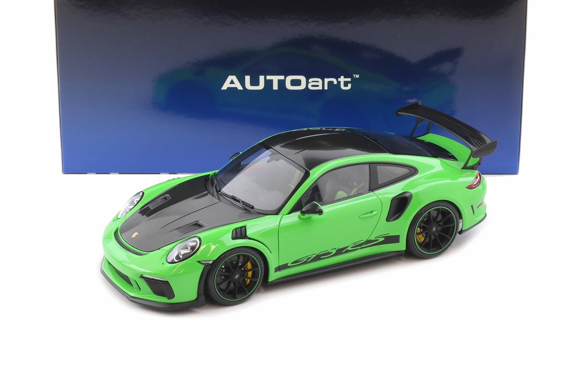 1:18 AUTOart Porsche 911 991.2 GT3 RS Weissach Package Lizard green 78179