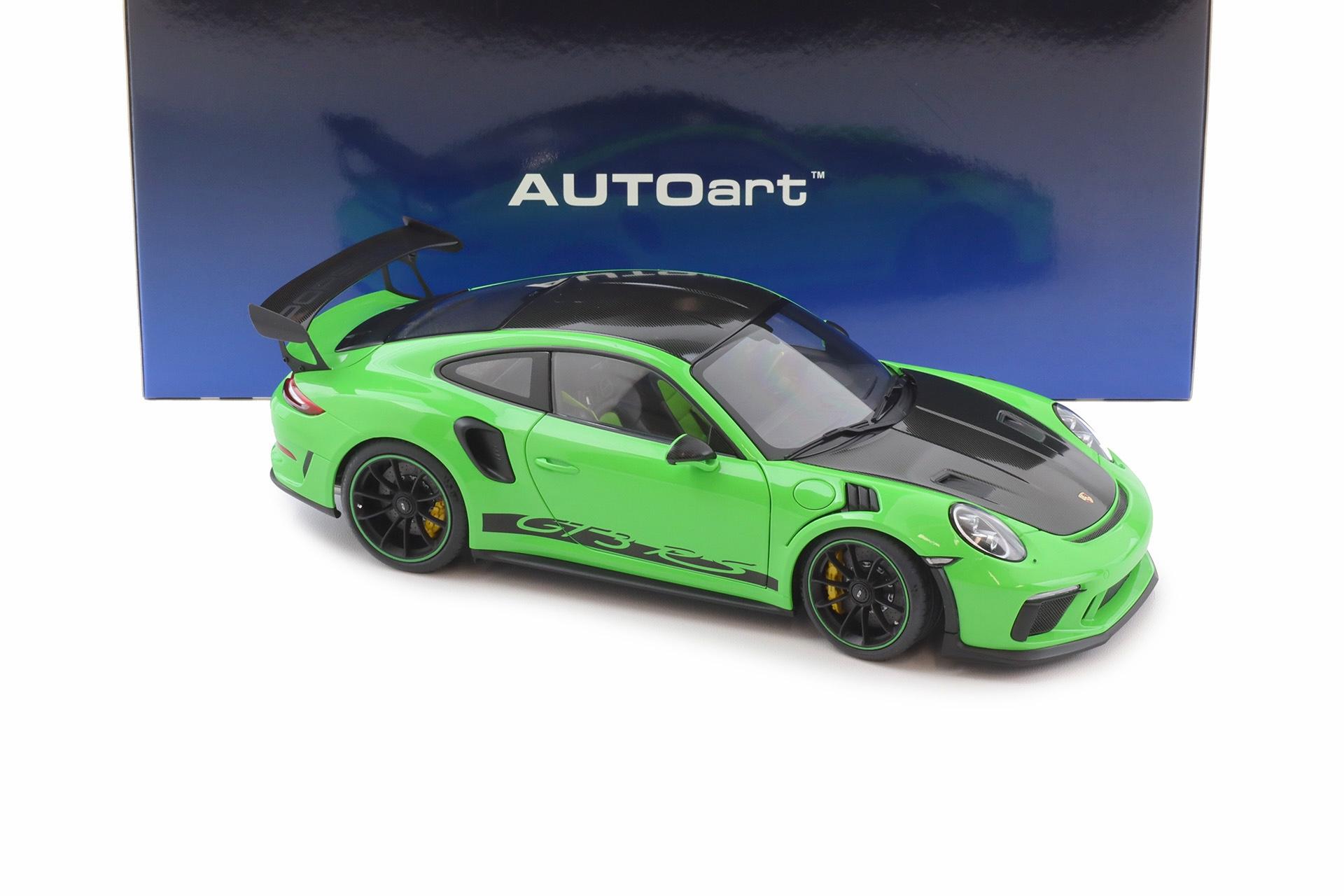1:18 AUTOart Porsche 911 991.2 GT3 RS Weissach Package Lizard green 78179
