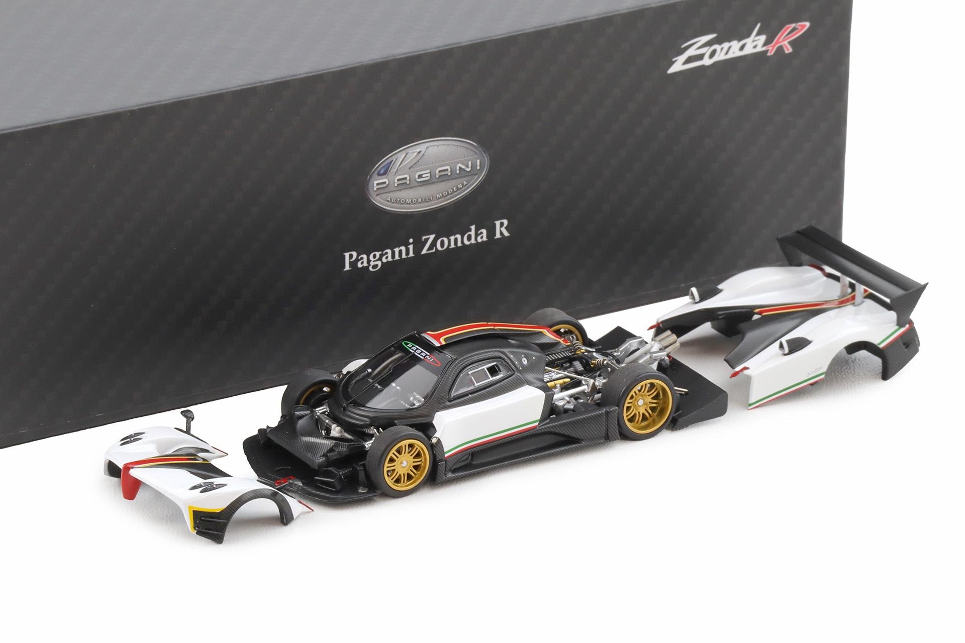 1:64 Almost Real x Motorhelix Pagani Zonda R white/ black 650631001