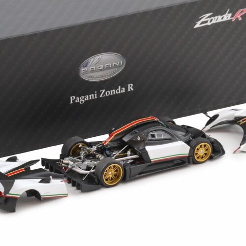 1:64 Almost Real x Motorhelix Pagani Zonda R white/ black 650631001