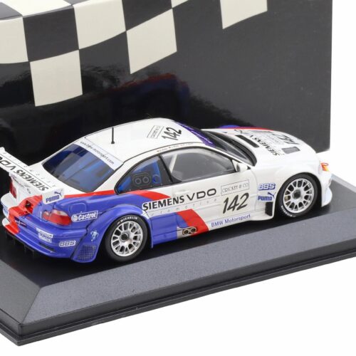 1:43 Minichamps BMW M3 E46 GTR 24h SPA 2004 Class Winners #142 Stuck/ Müller